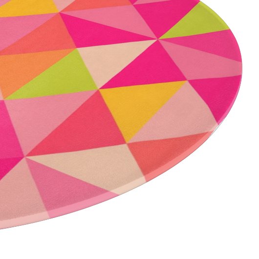 Geometrisches Muster der Dreiecke Schneidebrett (Ecke)