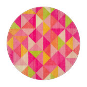 Geometrisches Muster der Dreiecke Schneidebrett (Vorderseite)