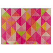 Geometrisches Muster der Dreiecke Schneidebrett (Vorderseite)