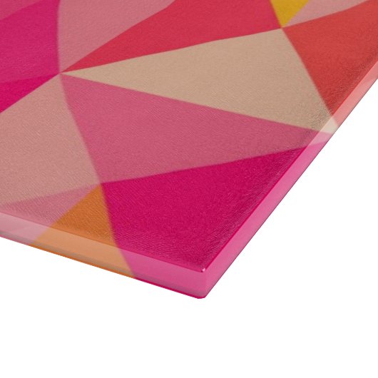 Geometrisches Muster der Dreiecke Schneidebrett (Ecke)