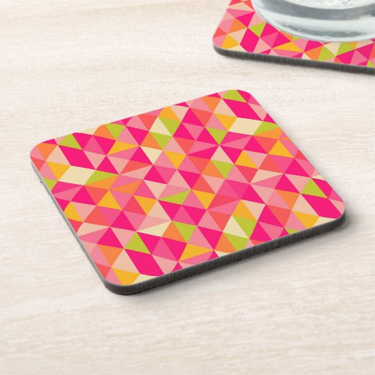 Geometrisches Muster der Dreiecke Untersetzer (Linke Seite)