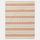 Geometrisches Muster der ethnischen böhmischen Art Fleecedecke (Vorderseite)