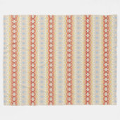 Geometrisches Muster der ethnischen böhmischen Art Fleecedecke (Vorderseite (Horizontal))