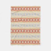 Geometrisches Muster der ethnischen böhmischen Art Fleecedecke (Vorderseite)