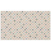 Geometrisches Muster der grünen, braunen, rosa Pol Tischdecke (Vorderseite (Horizontal))