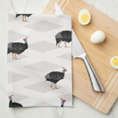 Geometrisches Muster der Guinea Geschirrtuch (Viertel Falte)