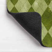 Geometrisches Muster der klassischen Mossy Green R Mousepad (Ecke)