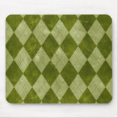 Geometrisches Muster der klassischen Mossy Green R Mousepad (Vorne)