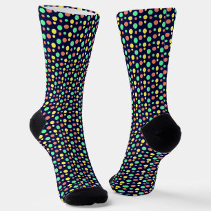 Geometrisches Muster der Marine Socken