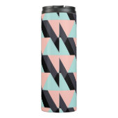Geometrisches Muster der Pastellfarben Thermosbecher (Rückseite)