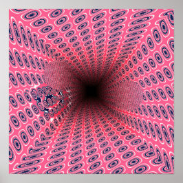 Geometrisches Muster der Quanten-Ramanujan-Tunnel Poster