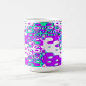 Geometrisches Muster der Quantenphysik  Kaffeetasse (Mittel)