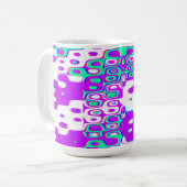 Geometrisches Muster der Quantenphysik  Kaffeetasse (Vorderseite Links)