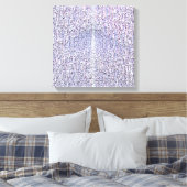 Geometrisches Muster der Quantenphysik Leinwanddruck (Insitu (Schlafzimmer))