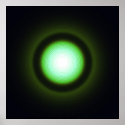 Geometrisches Muster der Quantenphysik Poster (Vorne)