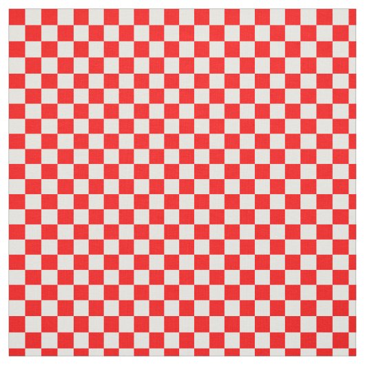 Geometrisches Muster der roten Schachbretter Stoff (Muster)