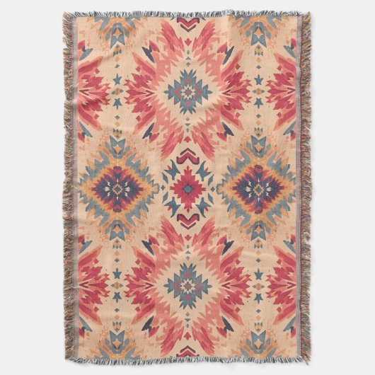 Geometrisches Muster der Südwestwüste Decke (Vorderseite Vertikal)