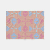 Geometrisches Muster des 50er Fleecedecke (Vorderseite (Horizontal))