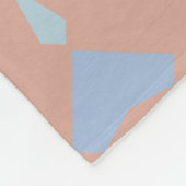 Geometrisches Muster des 50er Fleecedecke (Ecke)