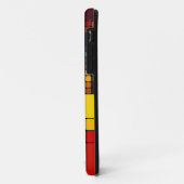 Geometrisches Muster des abstrakten vibrierenden Case-Mate iPhone Hülle (Hinten/Links)