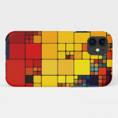 Geometrisches Muster des abstrakten vibrierenden Case-Mate iPhone Hülle (Rückseite (Horizontal))