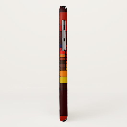 Geometrisches Muster des abstrakten vibrierenden Case-Mate iPhone Hülle (Hinten/Links)