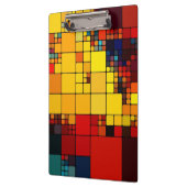 Geometrisches Muster des abstrakten vibrierenden Klemmbrett (Links)