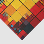 Geometrisches Muster des abstrakten vibrierenden Seidenpapier (Ausschnitt)