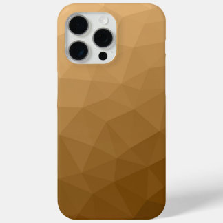 Geometrisches Muster des Braunen Ober-Farbverlaufs Case-Mate iPhone Hülle