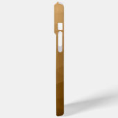 Geometrisches Muster des Braunen Ober-Farbverlaufs Case-Mate iPhone Hülle (Rückseite / Links)