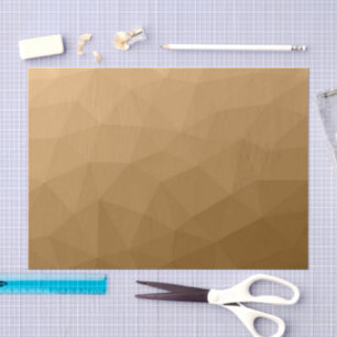 Geometrisches Muster des Braunen Ober-Farbverlaufs Seidenpapier
