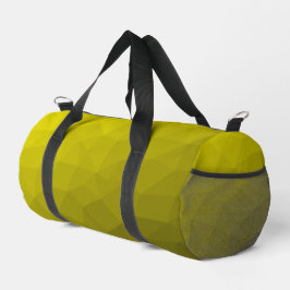 geometrisches Muster des gelben Farbverlaufs Duffle Bag