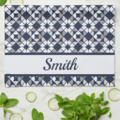 Geometrisches Muster des Kaleidoskops Geschirrtuch (Gefaltet)