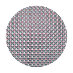 geometrisches Muster des Kaleidoskops, rosa Schneidebrett
