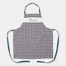 geometrisches Muster des Kaleidoskops, rosa Schürze