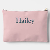 geometrisches Muster des Kaleidoskops, rosa Zubehörtasche (Rückseite)