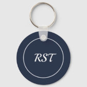 Geometrisches Muster des Kaleidoskops Schlüsselanhänger (Rückseite)