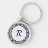 Geometrisches Muster des Kaleidoskops Schlüsselanhänger (Vorne)