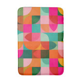 Geometrisches Muster des mittleren Jahrhunderts - Badematte (Vorderseite Vertikal)