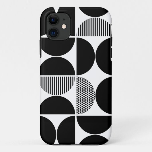 Geometrisches Muster des mittleren Jahrhunderts Case-Mate iPhone Hülle (Rückseite)