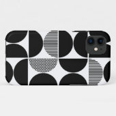 Geometrisches Muster des mittleren Jahrhunderts Case-Mate iPhone Hülle (Rückseite (Horizontal))