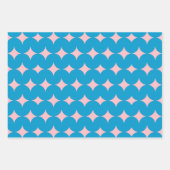Geometrisches Muster des mittleren Jahrhunderts in Geschenkpapier Set (Vorderseite 2)
