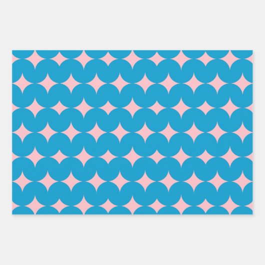 Geometrisches Muster des mittleren Jahrhunderts in Geschenkpapier Set (Vorderseite 2)