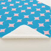 Geometrisches Muster des mittleren Jahrhunderts in Sherpadecke (3/4)