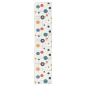 Geometrisches Muster des mittleren Jahrhunderts Kurzer Tischläufer (Vorderseite)