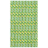 Geometrisches Muster des modernen grünen Gelbdreie Tischdecke (Vorderseite)