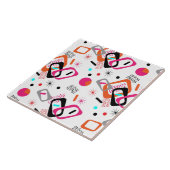 Geometrisches Muster des modernen Mittelzentrums Fliese (Seite)