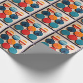 Geometrisches Muster des modernen Mittelzentrums Geschenkpapier (Ecke)