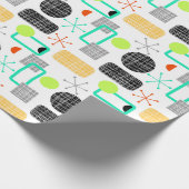 Geometrisches Muster des modernen Mittelzentrums Geschenkpapier (Ecke)