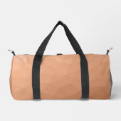 geometrisches Muster des Orange-Farbverlaufs Duffle Bag (Vorderseite)